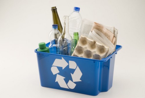 A clean North West London neighborhood with organized waste collection bins