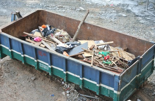 Construction debris being managed in Kingsbury