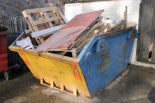 Modern waste sorting facility in Belsize Park