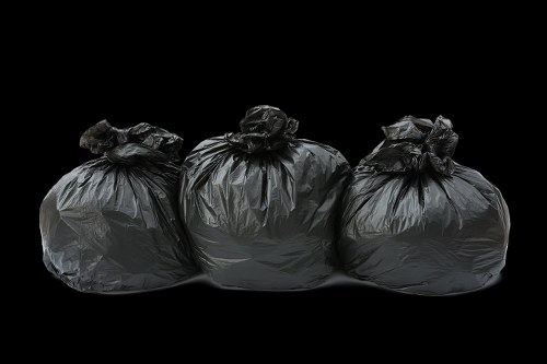 Professional waste removal service at a Marylebone construction site