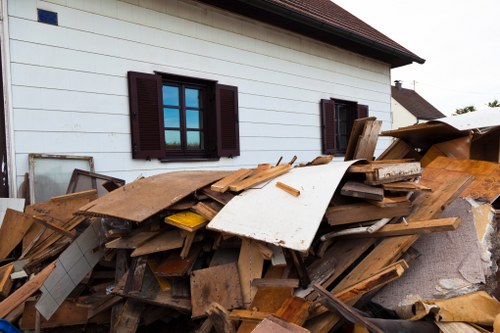 Different types of builders waste materials