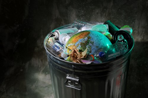 Residents participating in local recycling programs