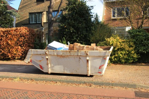 Clean construction site after waste removal in Kensal Rise