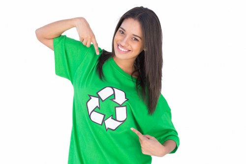 Recycling process of builders waste materials